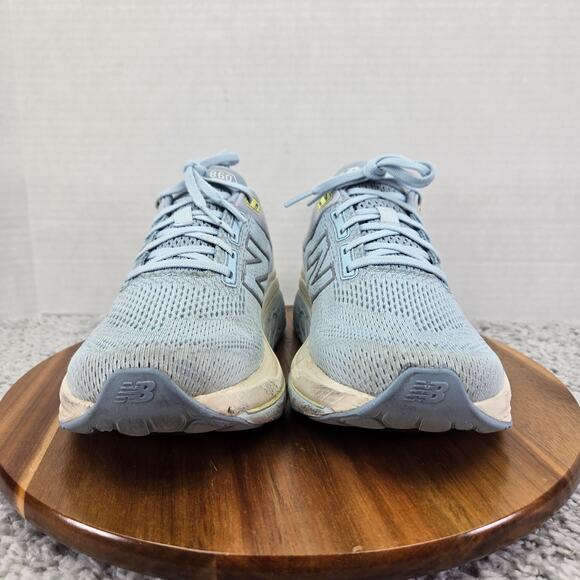 New Balance Fresh Foam 860v14 Light Chrome Blue Daily Running Shoes Womens 10 B - Picture 4 of 15